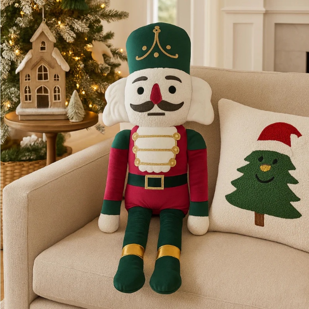 Holiday Nutcracker Plush Decor